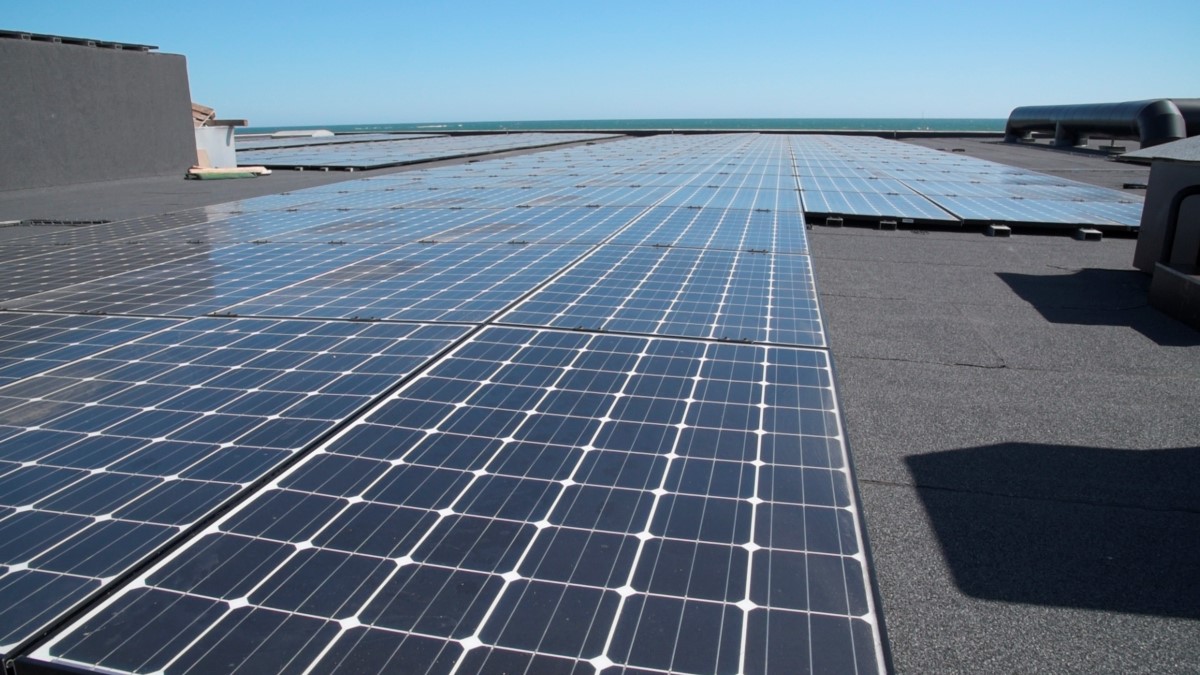 Solceller på Kattegatcentret